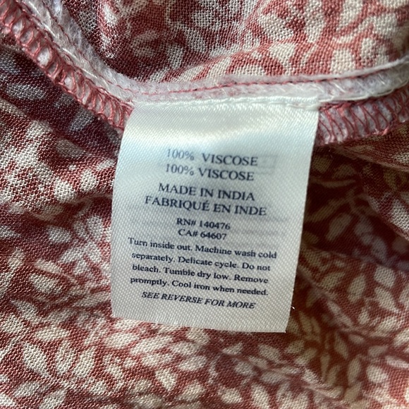 Faherty Montara Country Western Dress medium - Picture 11 of 12